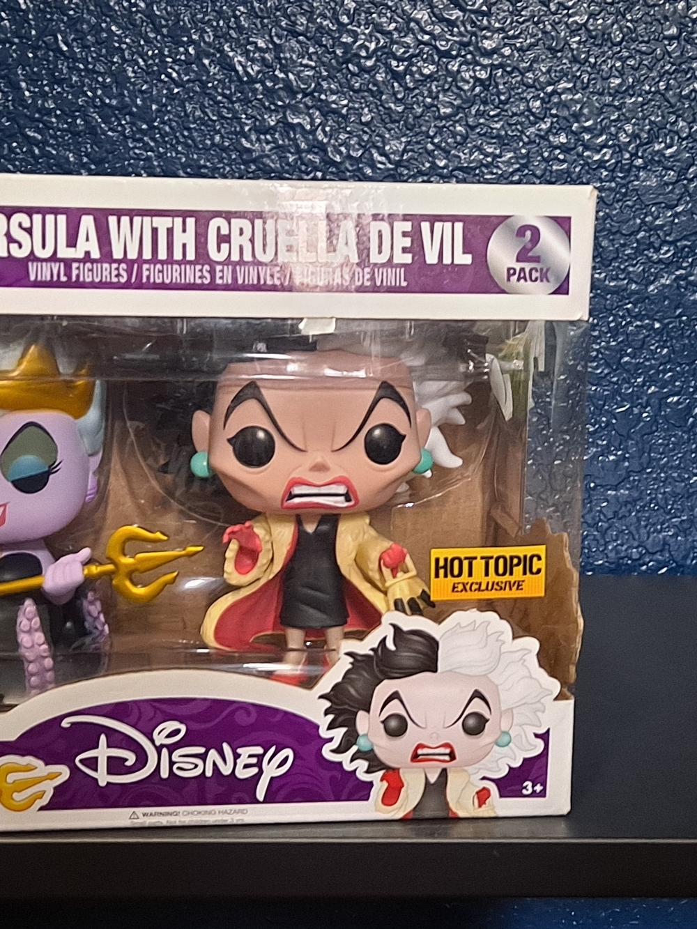 Ursula And Cruella De Vil Funko Pop
